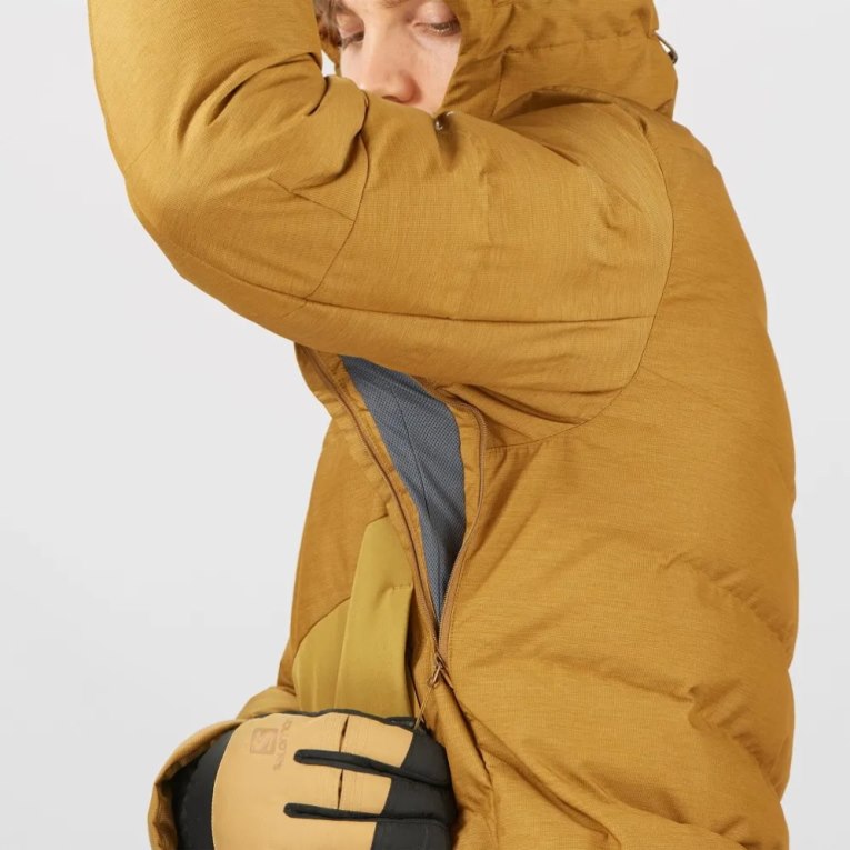 Chaquetas De Esquí Salomon Snowshelter Insulated Hombre Marrom | MX OUXT143